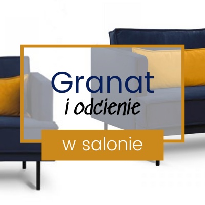 Granatowe meble do salonu