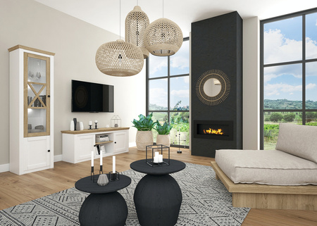 Drewniana komoda Alpi 60cm