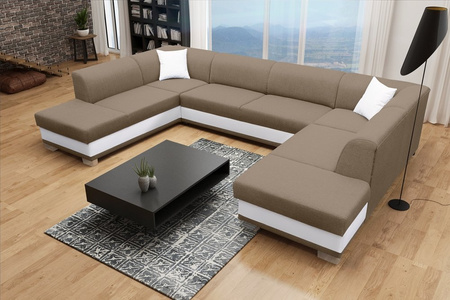 Duży narożnik Darco U 340 x 220 cm rozkładany