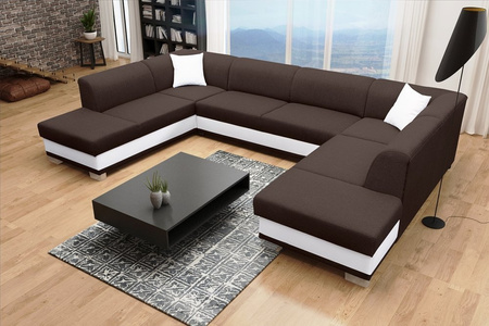 Duży narożnik Darco U 340 x 220 cm rozkładany