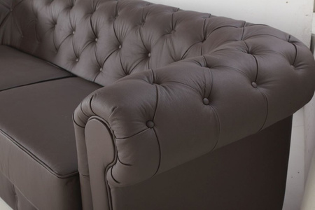 Ekskluzywna sofa skórzana CUBA 3 w skórze naturalnej 