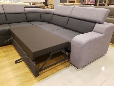 Ekskluzywny narożnik Orion 240x270 cm z regulacją zagłówka skóra naturalna