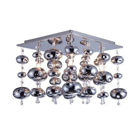 Lampa wewnętrzna sufitowa Elli srebrna