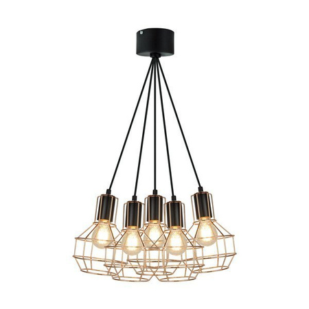 Lampa wewnętrzna wisząca Giulio miedziana