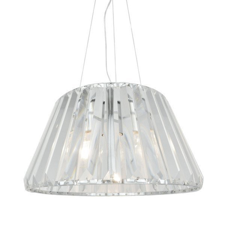 Lampa wewnętrzna wisząca Paria srebrna 
