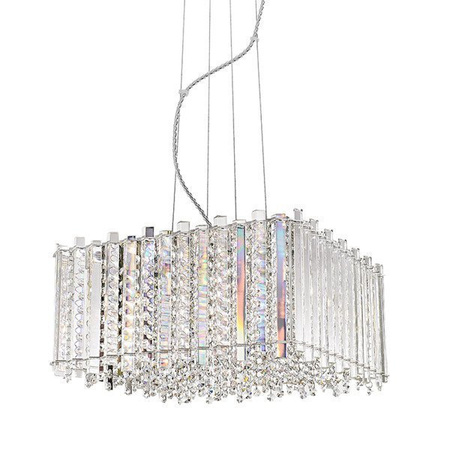 Lampa wewnętrzna wisząca Ventus srebrna