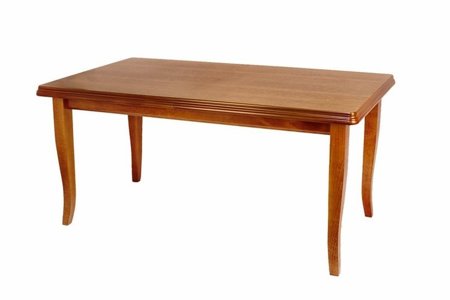 Rozkładany stół Bergamo 90x160-240 cm z giętymi nóżkami