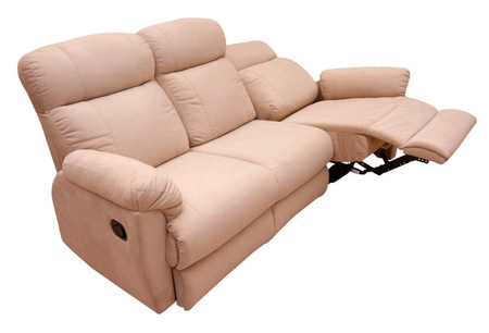 Sofa Monaco 205 cm z funkcją relaks skóra naturalna